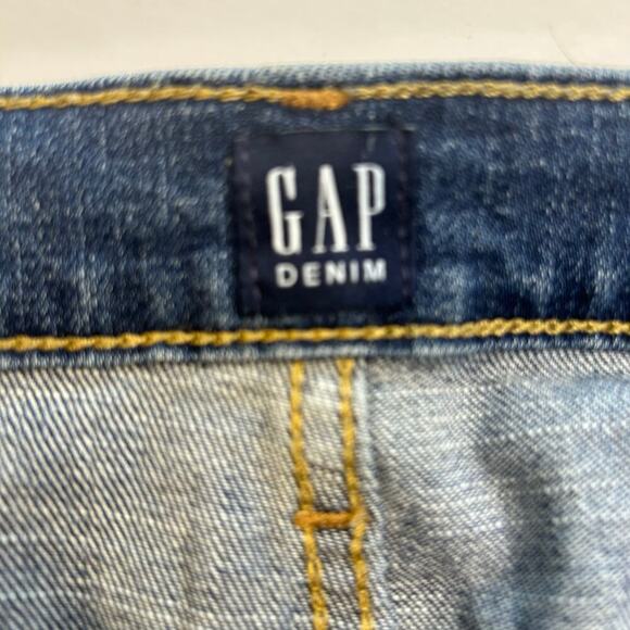 Gap women's jean mid rise girlfriend medium blue size 10 ( 30 waist) - Picture 3 of 5
